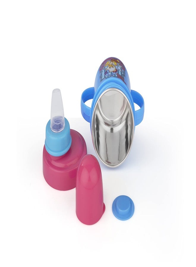Nabhya Stainless Steel Baby Spout Sipper Cup for Kids Age 3 Months to 18 Months 250 ML (Blue - 250 ML) - Image 3