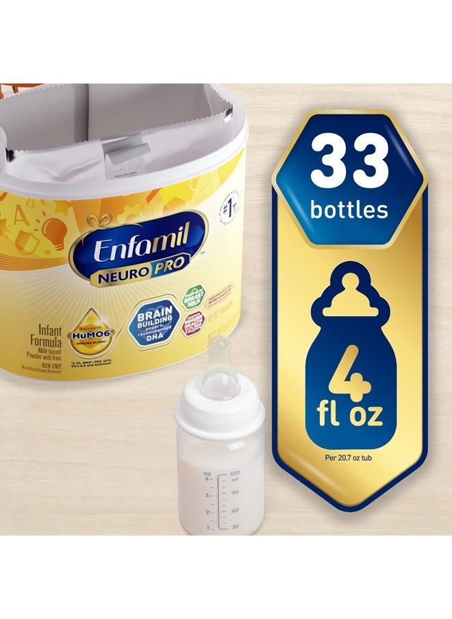 Enfamil - Neuro Pro Infant Formula, Brain Building Nutrition Inspired by Breast Milk, 20.7 oz - Image 1