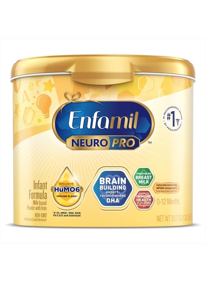 Enfamil - Neuro Pro Infant Formula, Brain Building Nutrition Inspired by Breast Milk, 20.7 oz - Image 1