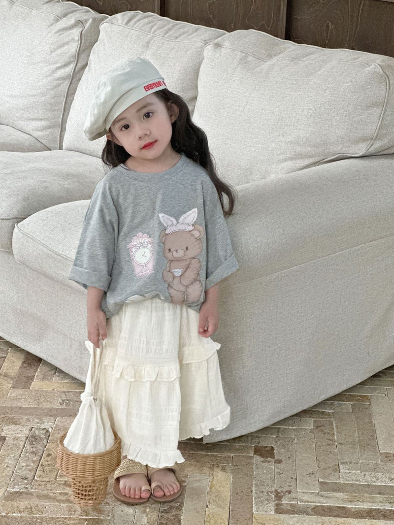 【Limited Time 50% Off】Girls' Stylish Short-Sleeve T-Shirt Children'S Casual Cartoon Print Undershirt - Image 4