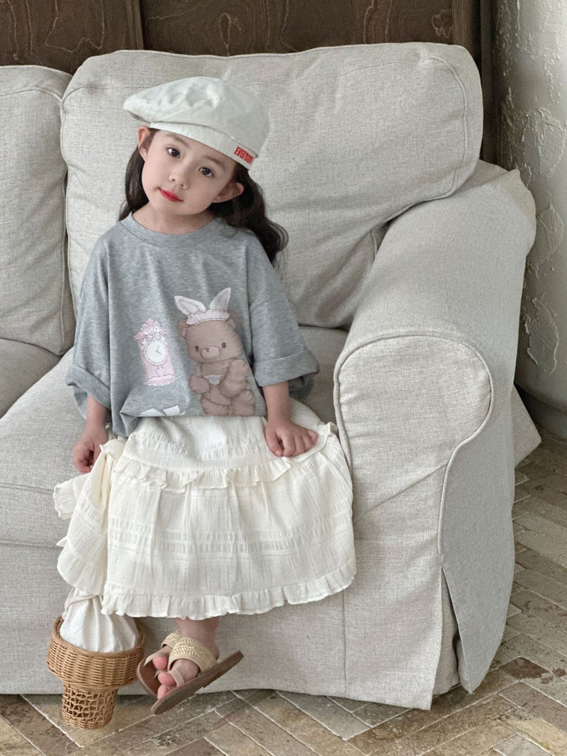 【Limited Time 50% Off】Girls' Stylish Short-Sleeve T-Shirt Children'S Casual Cartoon Print Undershirt - Image 2