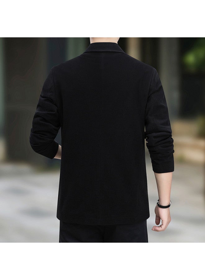 Fapai Autumn Business Casual Versatile Korean Style Solid Color Slim Fit Suit Jacket Men's Suit - Image 3