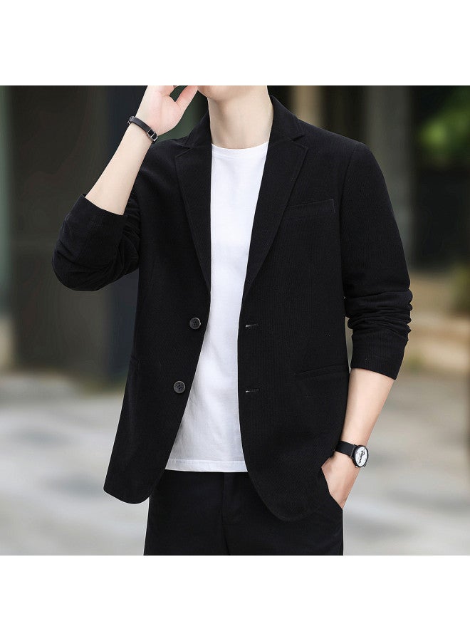 Fapai Autumn Business Casual Versatile Korean Style Solid Color Slim Fit Suit Jacket Men's Suit - Image 5