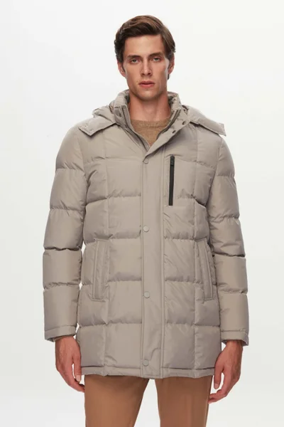 D'S DAMAT Ds Damat Regular Fit Stone Coat