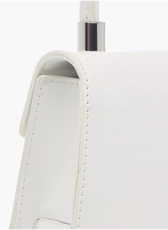 Flora Bella By Shoexpress Girls Pearl Embellished Crossbody Bag With Button Closure And Chain Strap  - Image 5