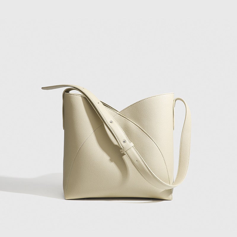 2024 Niche New Shoulder Crossbody Bag Commuter Large Capacity Casual Fashion High-End Portable Bucket Bag - Image 3