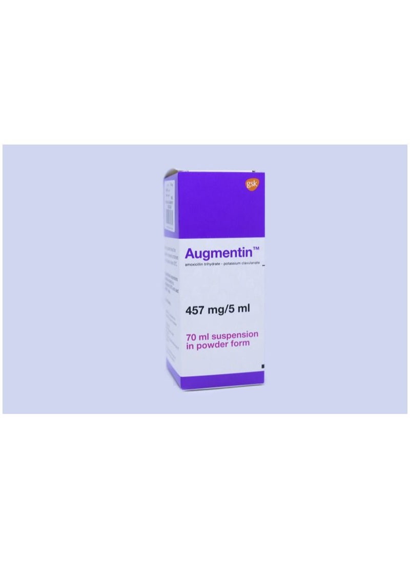 Generic - أوجمنتين 475 مجم/ 5 مل معلق جاف 70 مل - Image 1