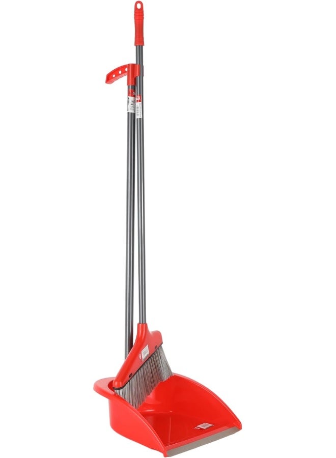 Delcasa Dustpan with Brush DC3283, Red - Image 5