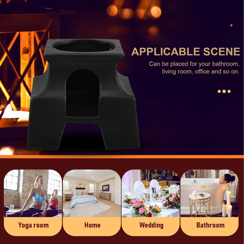 صينية حامل حارق البخور الطيني لالتقاط الرماد لعصي بالو سانتو والمريمية - Image 4