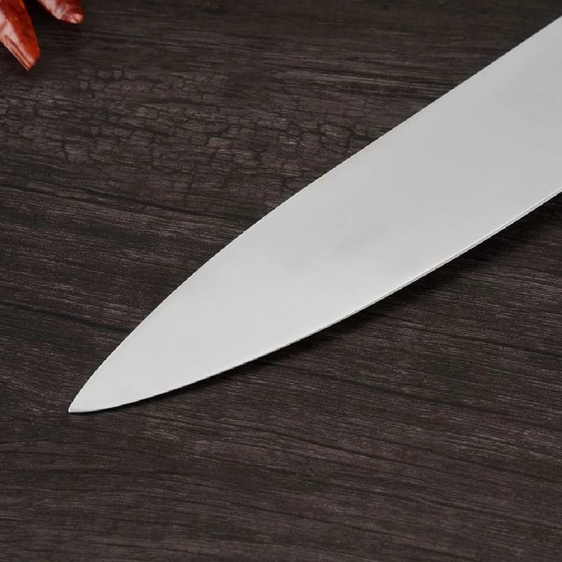 HEXONIQ 9 High Carbon Stainless Steel Paring Knife Ultra Sharp Cooking Knife with Ergonomic NonSlip Handle Rustproof Durable Blade Sharp Paring Knife SilverBlack Pack of 1 - Image 4