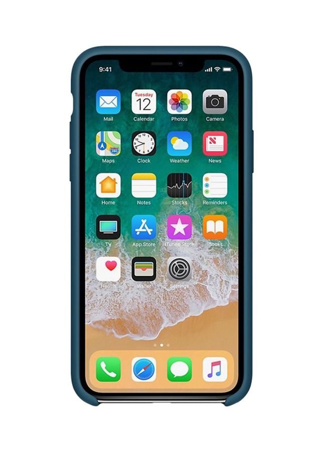 غطاء خلفي ناعم مختلط لهاتف Apple iPhone X Cosmos Blue - Image 2