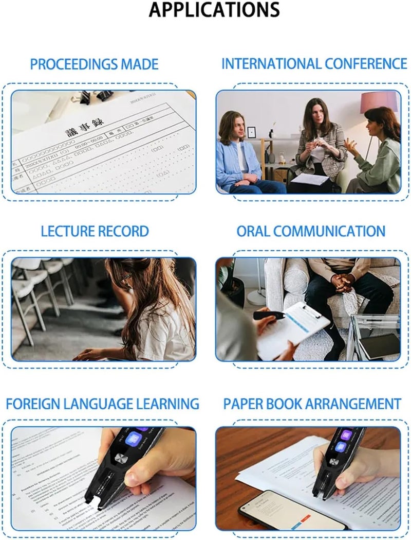 Dpofirs Electronic Language Translator Device - AI Smart Translation Pen with 134 Languages Support - Image 4
