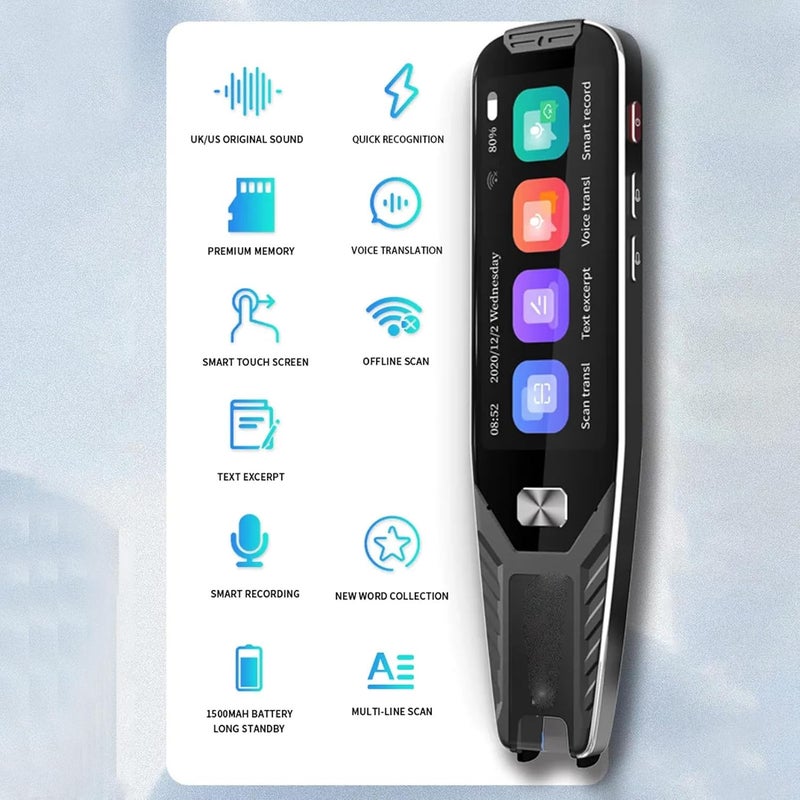 Dpofirs Electronic Language Translator Device - AI Smart Translation Pen with 134 Languages Support - Image 2