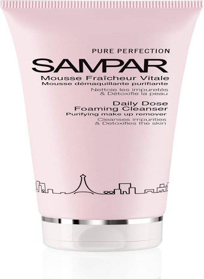 Sampar - Daily Dose Foaming Cleanser - Face Wash - Essential Oils Purifying Make-Up Remover - Cleanses Impurities and Detoxifies the Skin - Daily Foaming Cleanser - Image 1