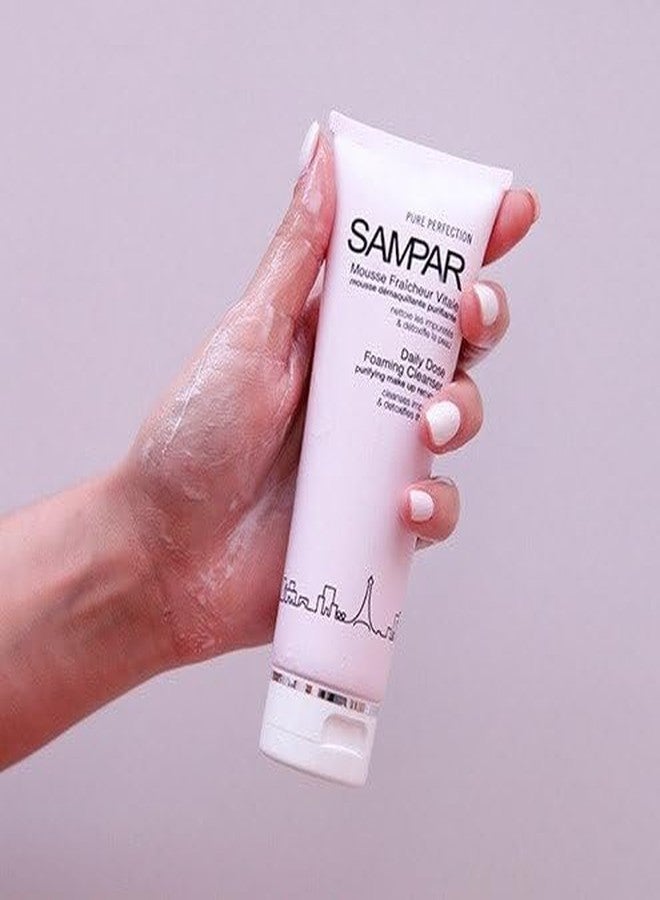 Sampar - Daily Dose Foaming Cleanser - Face Wash - Essential Oils Purifying Make-Up Remover - Cleanses Impurities and Detoxifies the Skin - Daily Foaming Cleanser - Image 3