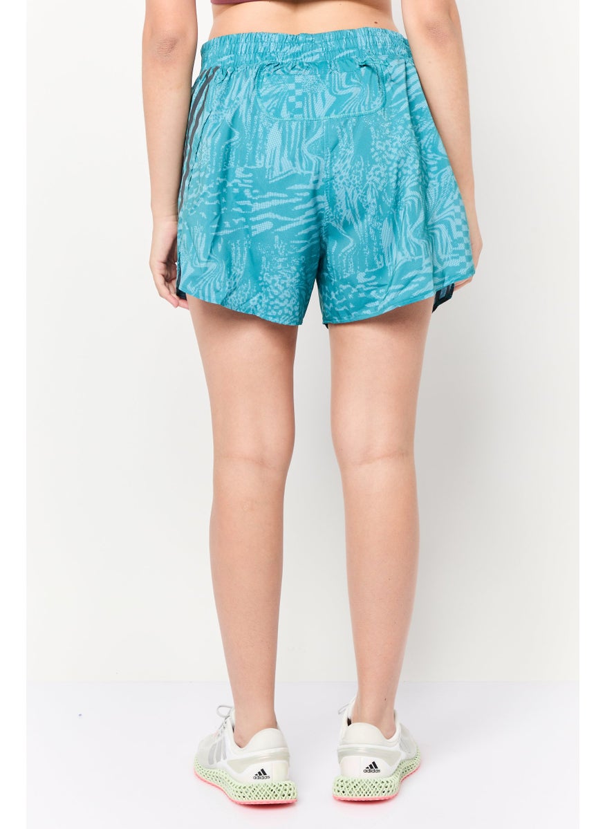 Adidas Women Sportswear Fit 4 Inseam Training Shorts, Multicolor  - Image 4
