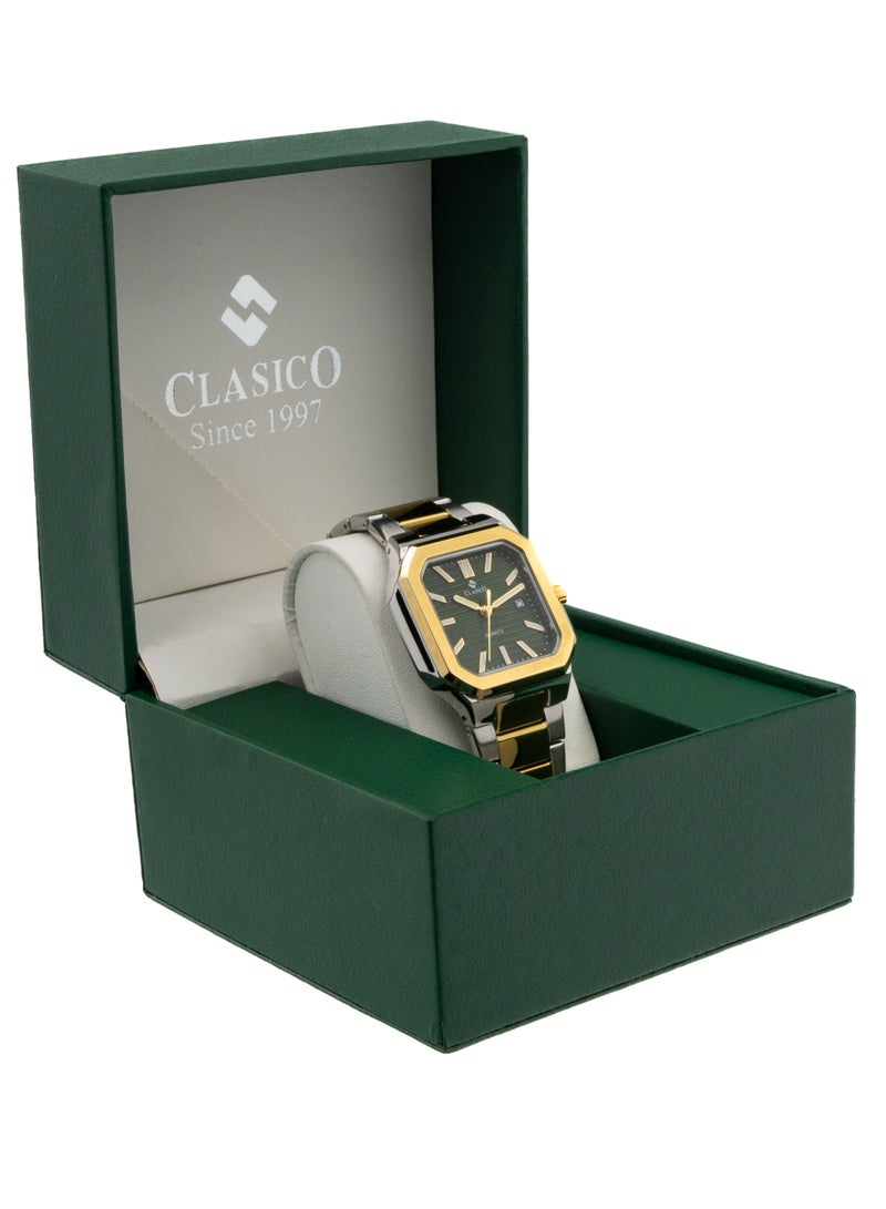 Clasico ساعة كواتز معدنية فاخرة للرجال - تصميم قوي - Image 5