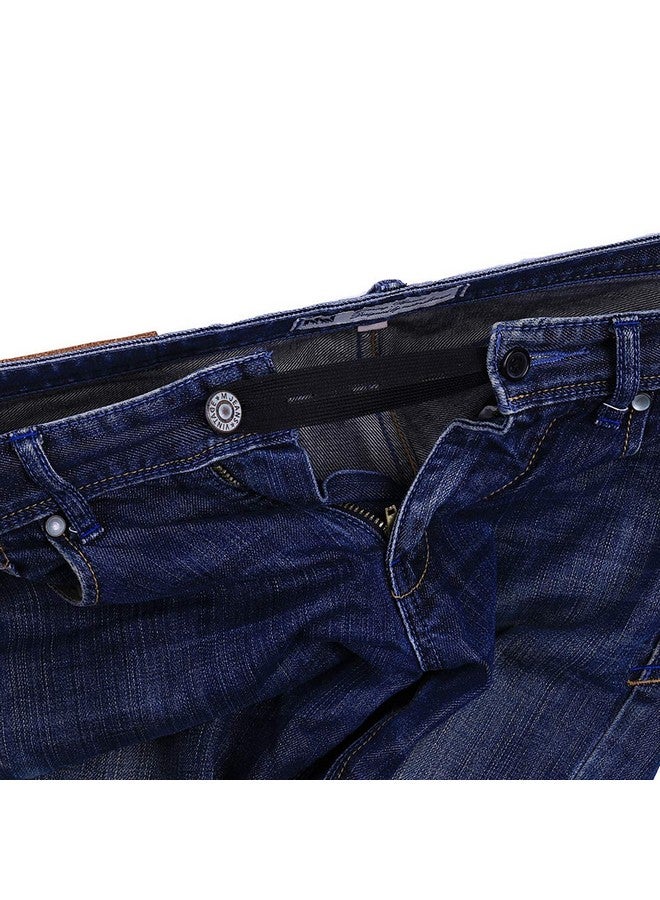 YOKIND 5Pcs Elastic Pants Waist Extender, Adjustable Pant Button Extenders (Black) - Image 5
