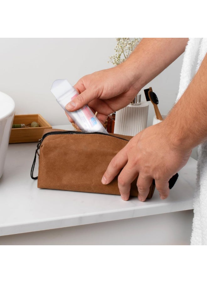 جوي وورلد مجموعة مكونة من 8 قطع صغيرة من فرشاة الأسنان ومعجون الأسنان للسفر، فرشاة أسنان ناعمة قابلة للطي محمولة مع معجون أسنان للسفر ورحلات العمل والتخييم والأنشطة الخارجية - Image 4