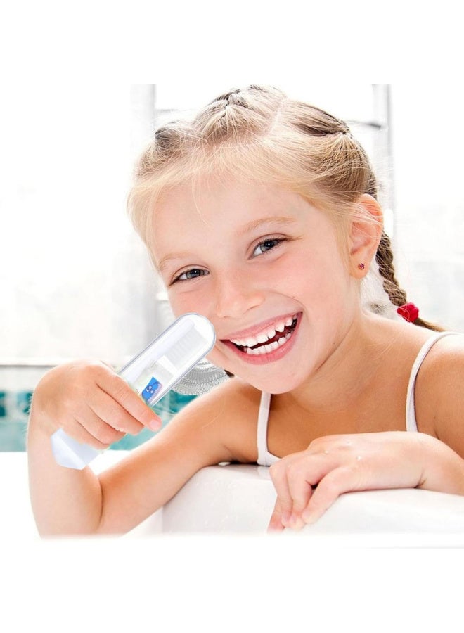 جوي وورلد مجموعة مكونة من 8 قطع صغيرة من فرشاة الأسنان ومعجون الأسنان للسفر، فرشاة أسنان ناعمة قابلة للطي محمولة مع معجون أسنان للسفر ورحلات العمل والتخييم والأنشطة الخارجية - Image 3