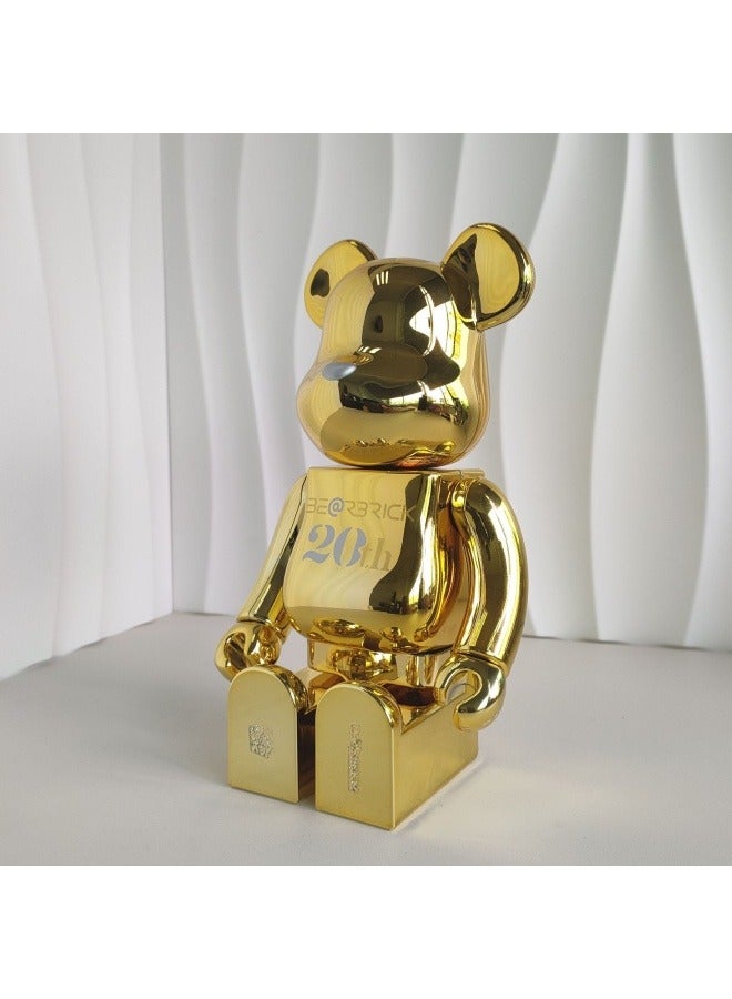 general 400% Building bear 20th anniversary trend doll desktop model decoration collection decoration toys gifts for family and friends - Image 2