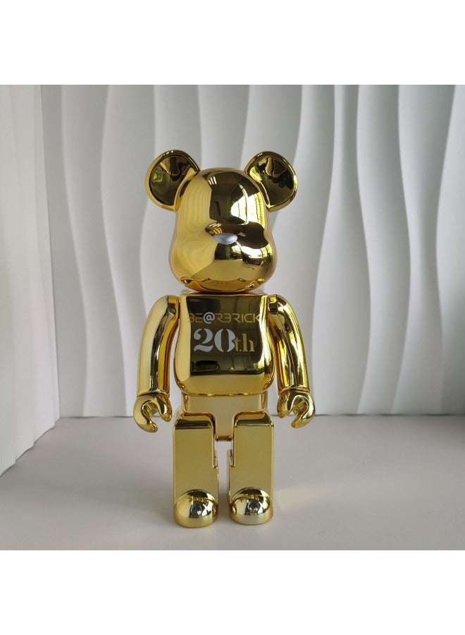 general 400% Building bear 20th anniversary trend doll desktop model decoration collection decoration toys gifts for family and friends - Image 1