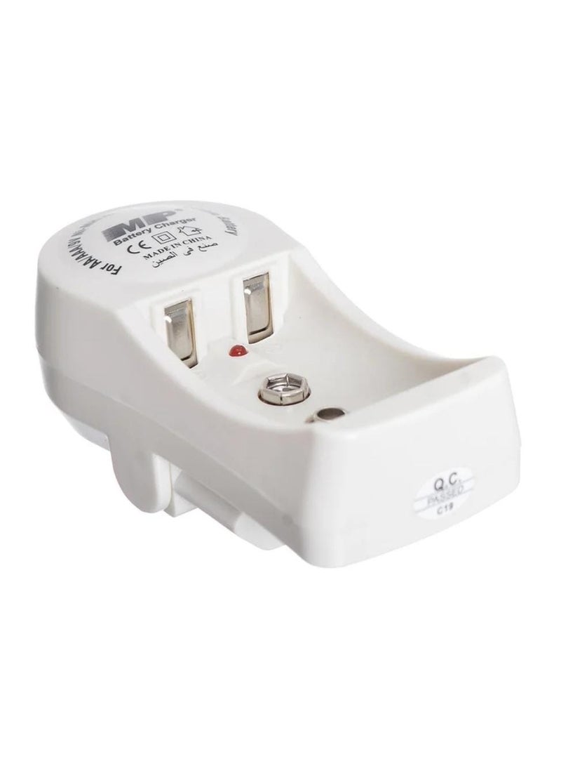 أم بي شاحن بطارية MP-704 وشاحن طاقة يناسب بطاريات AA/AAA/9V - Image 4