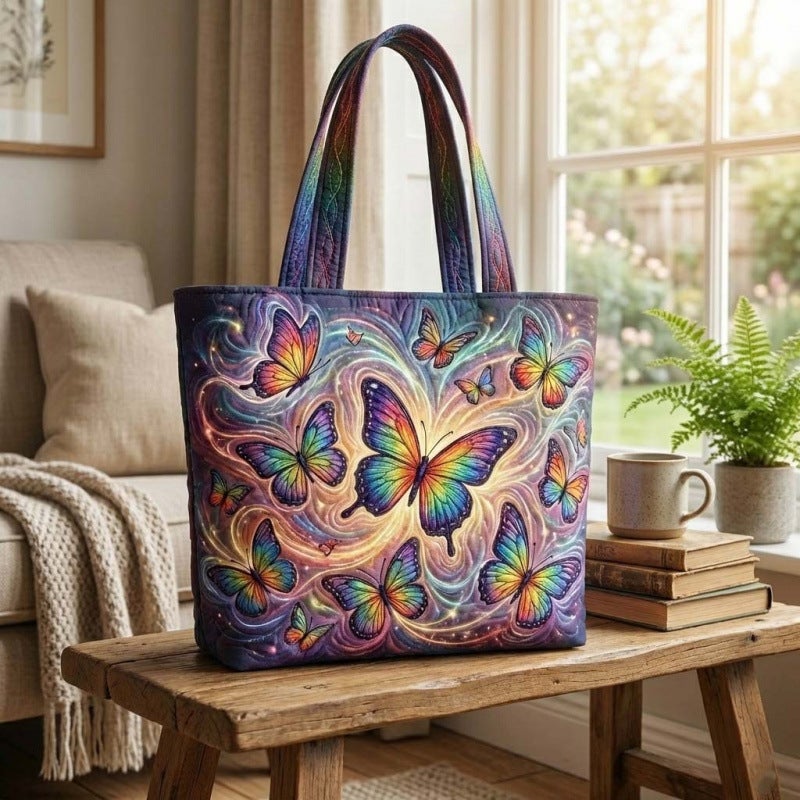 2026 Cross-Border Fashionable Handbag with Digital Print - Butterfly  Series - Image 1