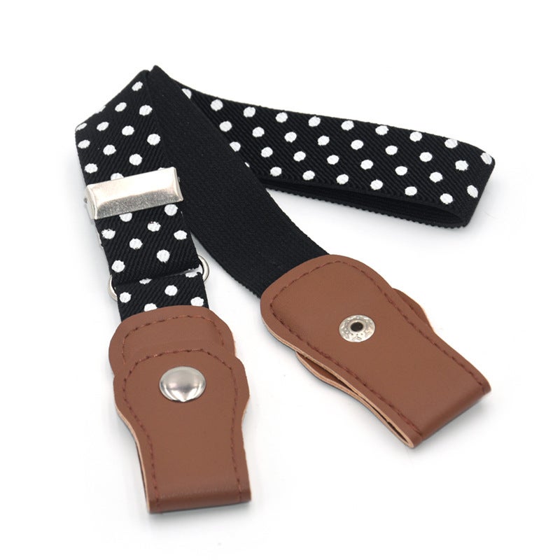 Children'S Elastic Belt Buckle Baby Boys And Girls Small Belt - Image 1
