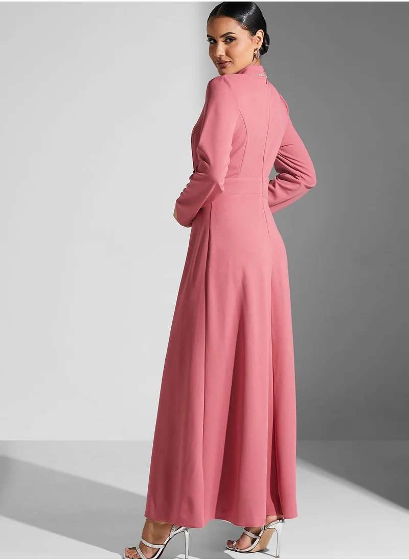 Khizana Embellished Waist Dress