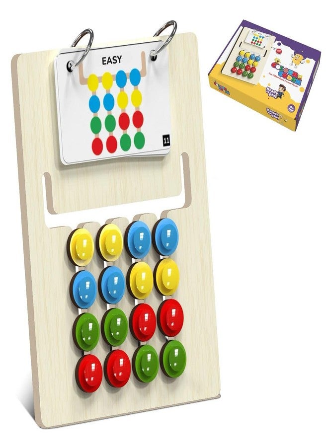 Tantrums Colour Pattern Matching Board Game, Educational Learning Toy for Ages 4-8, Multiple Difficulty Levels I Birthday Gift for Unisex I Preschool Educational Activity Toy I Travel-Friendly - Image 1