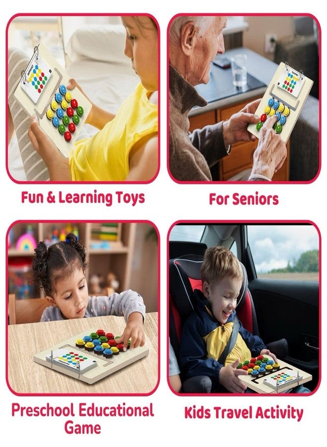 Tantrums Colour Pattern Matching Board Game, Educational Learning Toy for Ages 4-8, Multiple Difficulty Levels I Birthday Gift for Unisex I Preschool Educational Activity Toy I Travel-Friendly - Image 3