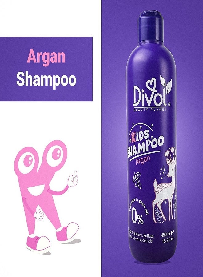 Divol Kids Shampoo Argan Hair 450 Ml - Image 2