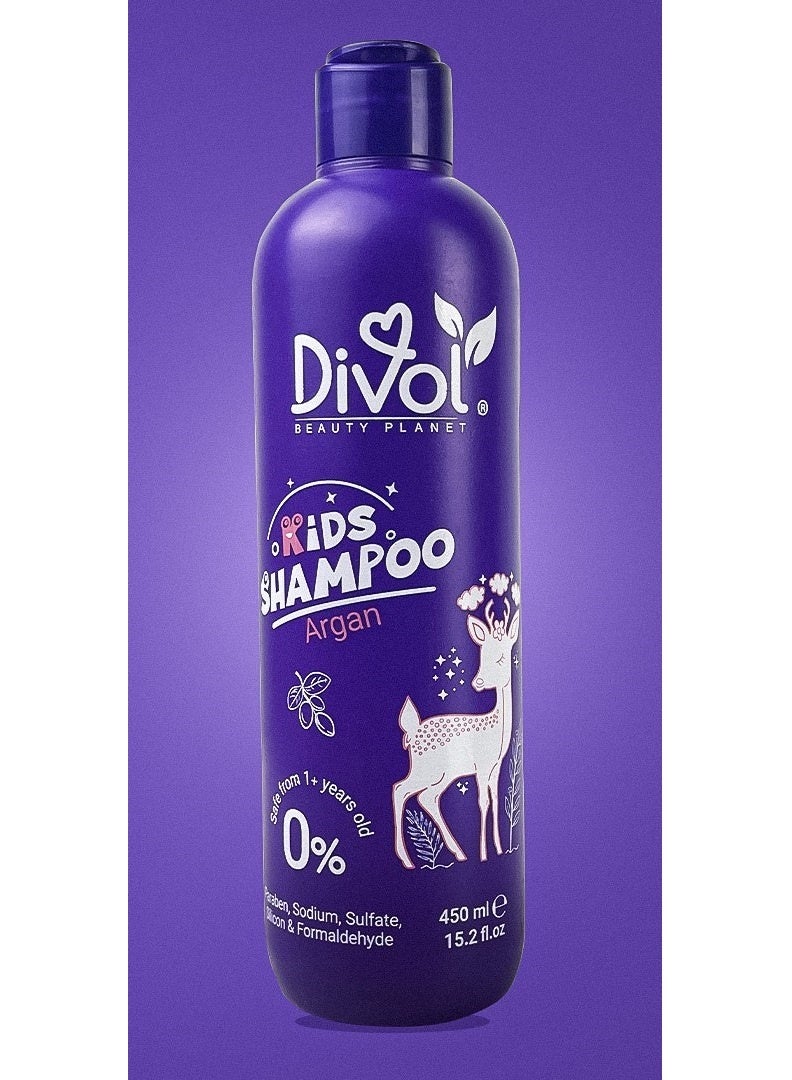 Divol Kids Shampoo Argan Hair 450 Ml - Image 3