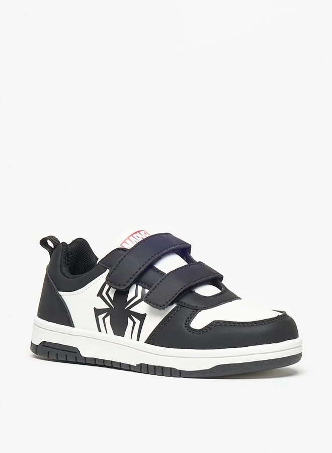 مارفل Marvel Spider-Man Print Sneakers with Hook and Loop Closure