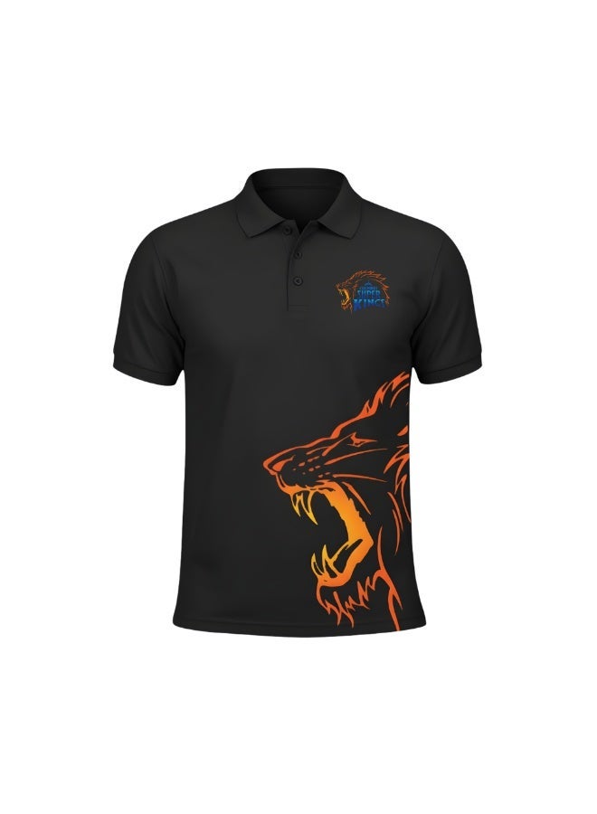 PRINTSHOP4ME Chennai Cricket Jersey For Men-Dhoni Dry-Fit T-Shirt For Men-Perfect For Chennai Cricket Fans - Image 2