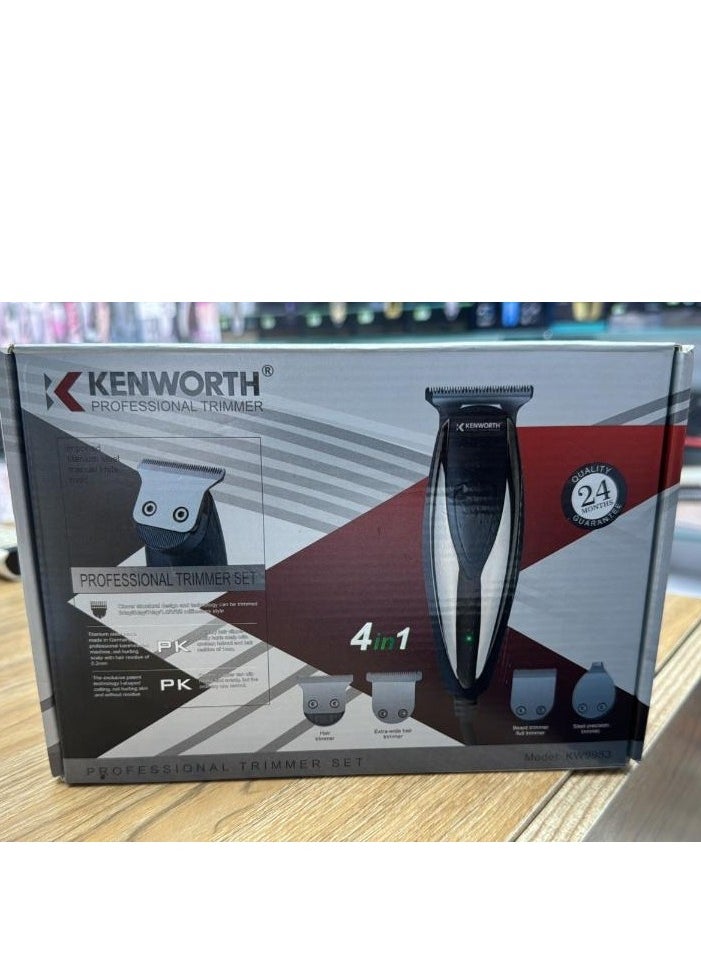 KENWORTH - Men's wired hair clipper hair clipper professional hair clipper tool plug charging KW-9953 - Image 1