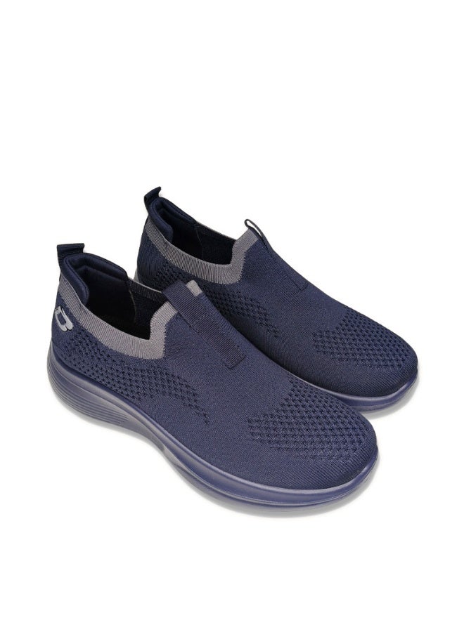Amity Men Slip‑On Knit Walking Sneakers, Breathable Mesh Lightweight Soft Sole Casual Daily Shoes - Image 3