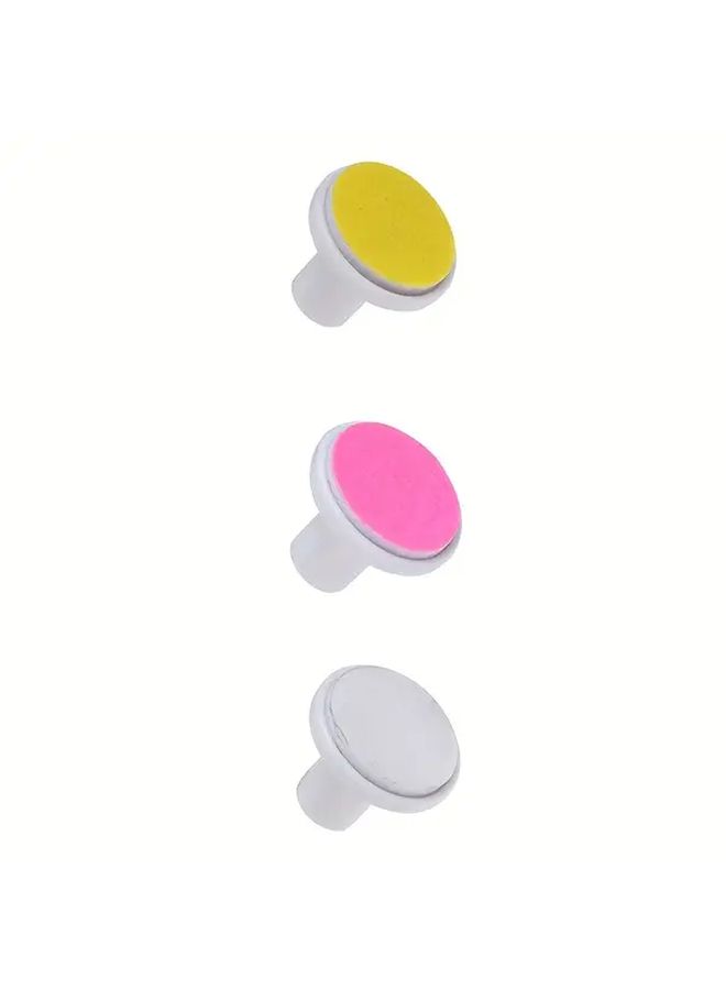 3pcs Heavy Duty Nail File Grinding Wheel Replacement Pads For Electric Manicure Kits - Image 2