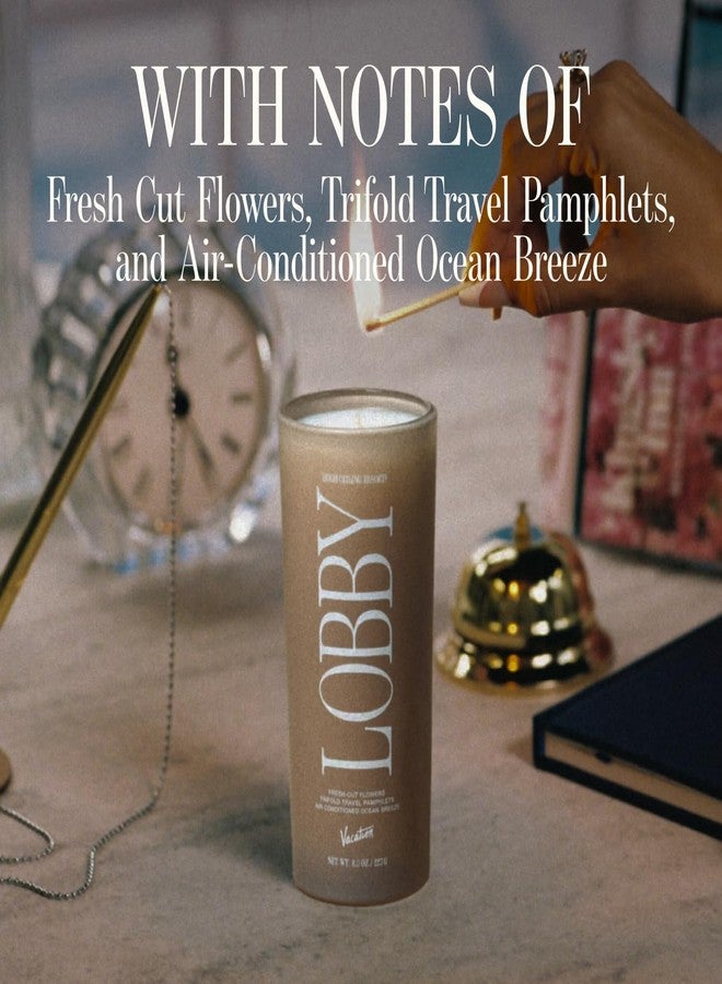 Vacation High Ceiling Resort Lobby Candle, Luxury Floral Candle with Bergamot, Cedar & Musk, Premium Gift for Home Decor & Hotel Lovers - Image 4