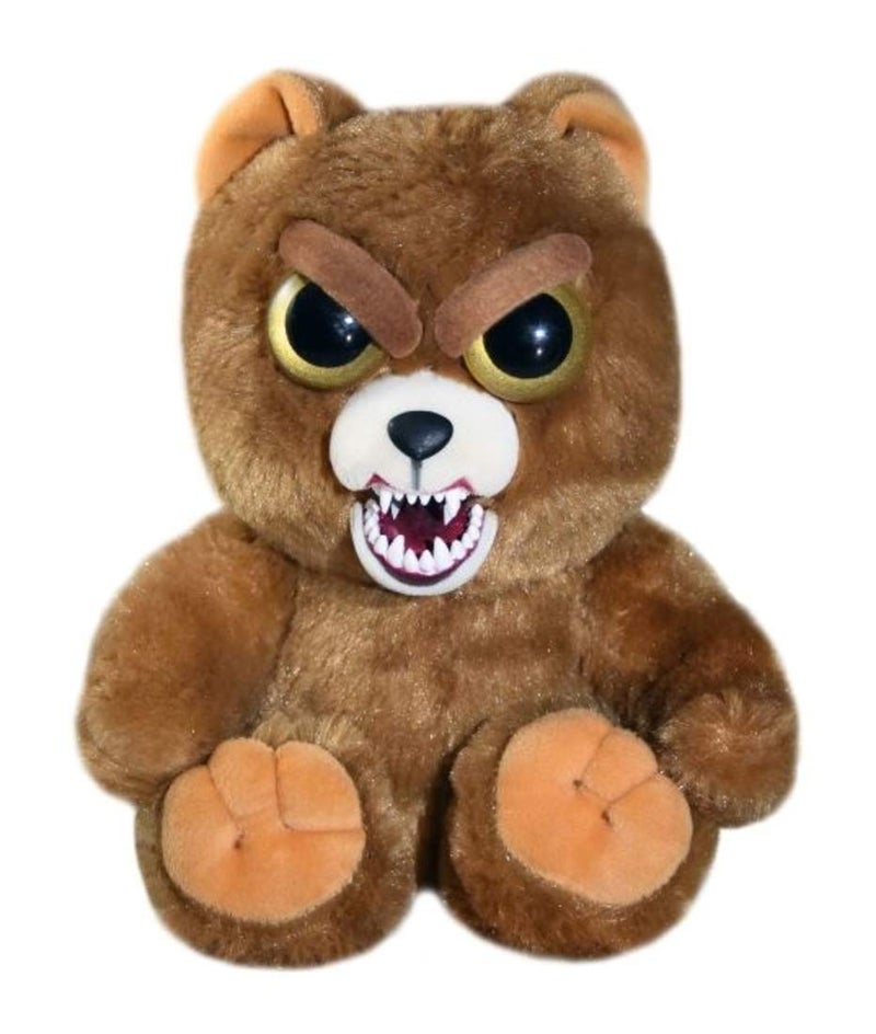 Feisty Pets Sir Growls-A-Lot- Plush Stuffed Bear that Turns Feisty with a Squeeze, 8.5" - Image 3