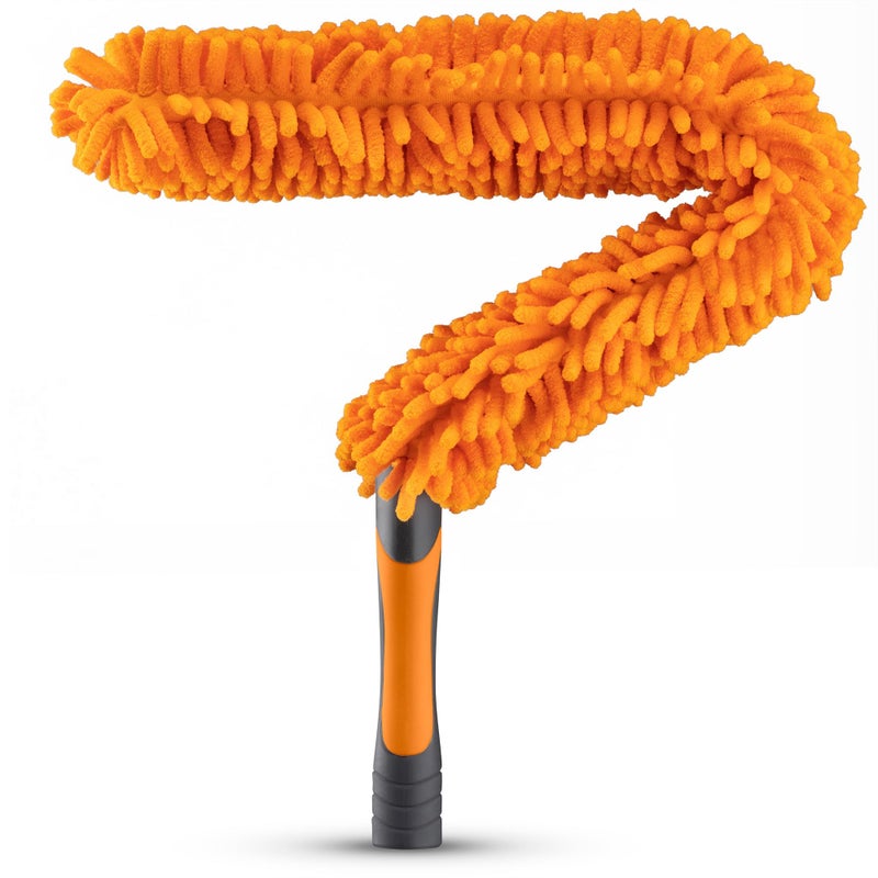 Flexible Ceiling Fan Cleaner Duster  Washable Fan Duster for High Ceiling  Fits All Extension Poles with Standard US Acme Thread  Best FlexandStay Fan Blade Cleaner Pole Sold Separately