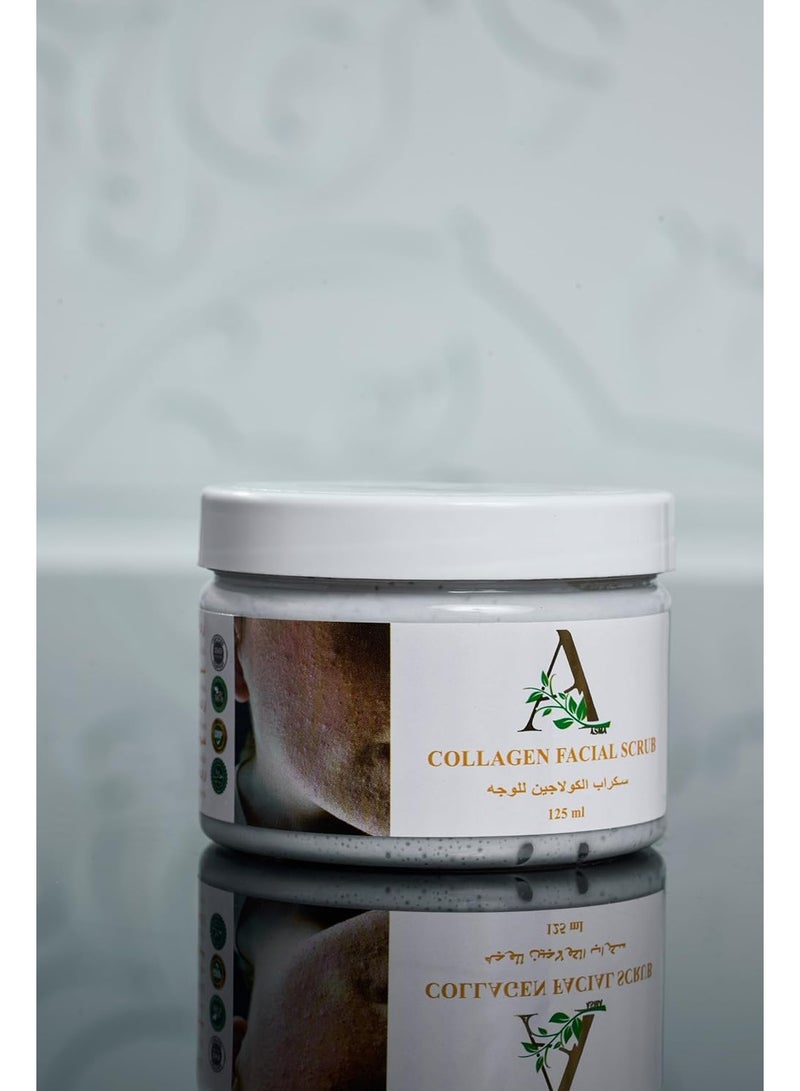 Asma Glow Collagen Facial Scrub – Deep Cleansing & Skin Renewal for Radiant Skin – 125ml - Image 1