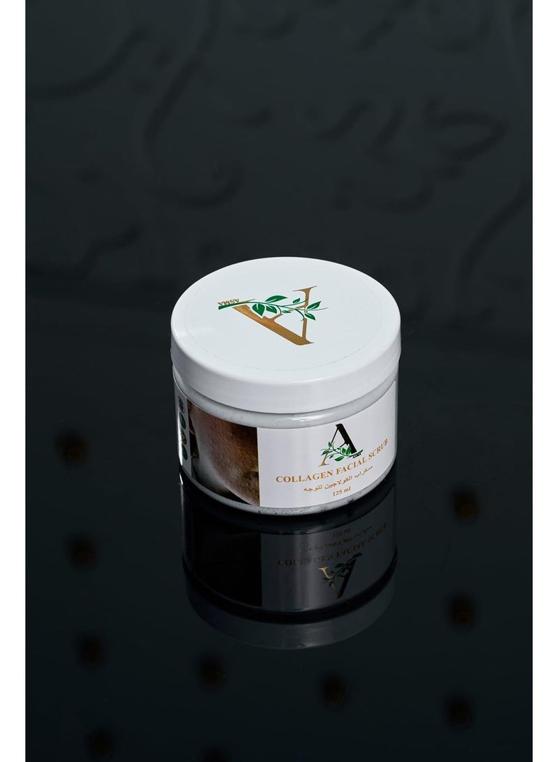Asma Glow Collagen Facial Scrub – Deep Cleansing & Skin Renewal for Radiant Skin – 125ml - Image 2