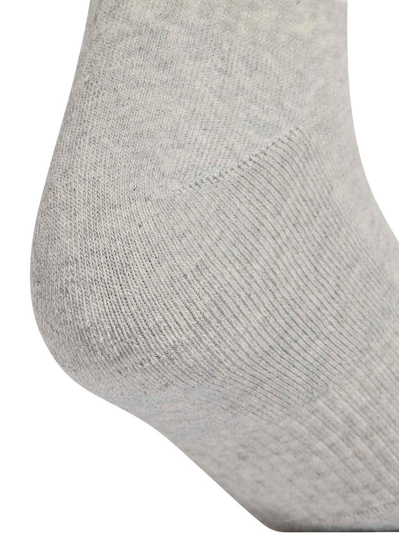 Adidas 3 Stripes Cushioned Sportswear Mid Cut Socks 3 Pair Pack - Image 3