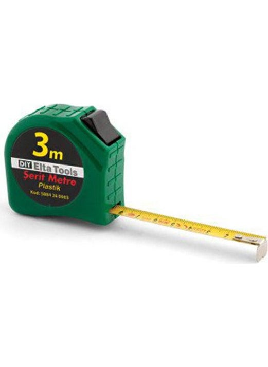 İzeltaş Izeltaş Elta Tape Measure with Plastic Stop 3 meters 