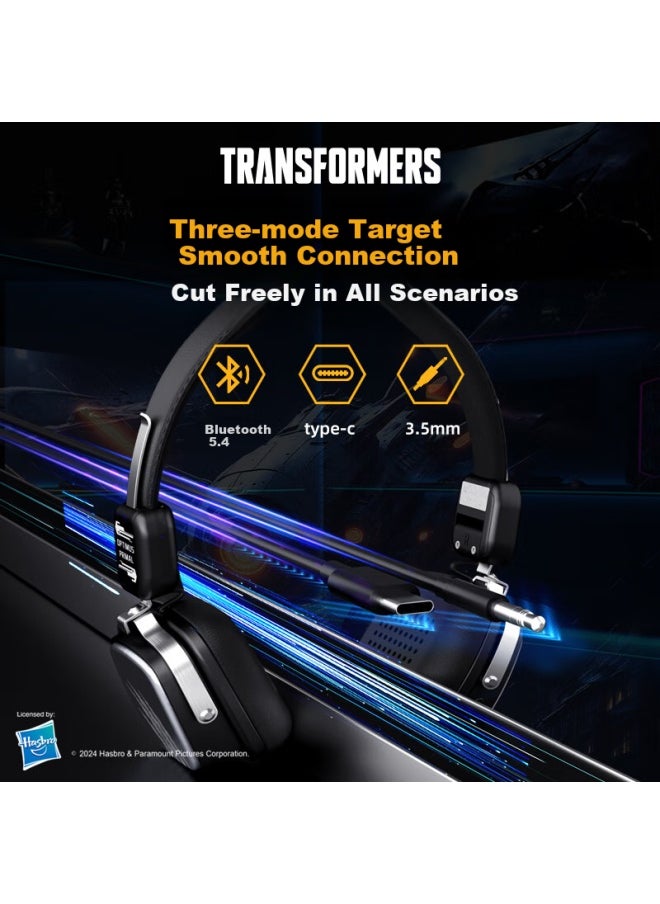 Transformers Tf-g09 Retro High-value Wireless Noise Cancelling Bluetooth Headphones For Gaming, Digital Wearable Accessories, Laptops, Desktop Computers, Portable And Foldable, Compatible With Apple,