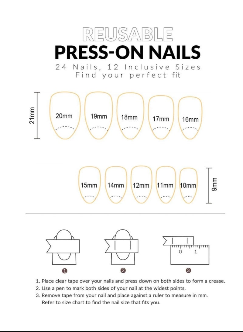 kaixin 24-Piece Nude Color Gradient Wearable Nails, Short Style, Versatile, Removable, No Damage to Nails, Finished Nails Suitable for Girls - Image 4