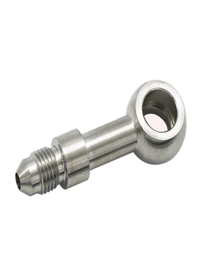 KRD PERFORMANCE Stainless Steel Straight 10.2mm M10 Banjo Eye Hole Diameter to 3AN Male Brake Clutch Fitting for AN3 PTFE Brake Hose Line - Image 1