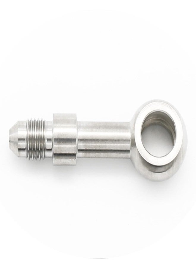 KRD PERFORMANCE Stainless Steel Straight 10.2mm M10 Banjo Eye Hole Diameter to 3AN Male Brake Clutch Fitting for AN3 PTFE Brake Hose Line - Image 4
